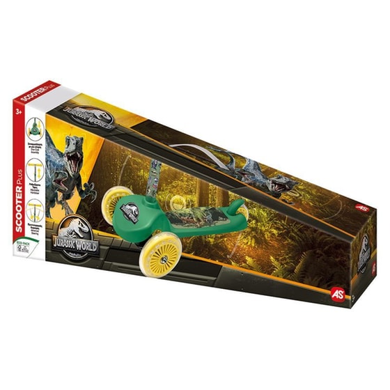 Παιδικό Πατίνι Τρίτροχο AS Company Jurassic World με LED Ρόδες - Πολύχρωμο με Σχέδιο image 6