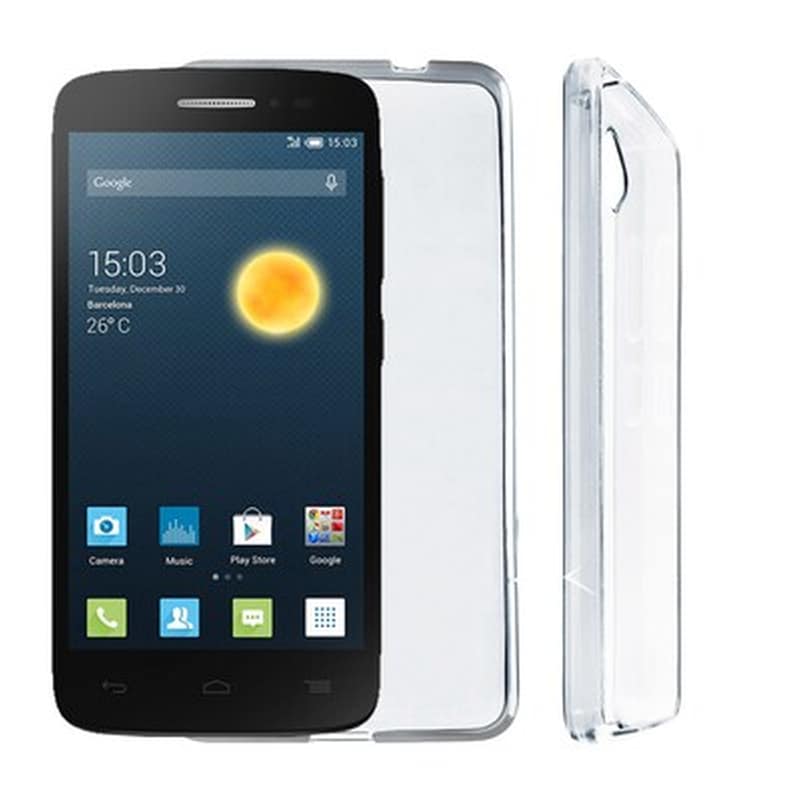 Θήκη Alcatel Pop 2 - Volte-Tel SlimColor TPU Book Cover - Διάφανη VOLTE-TEL