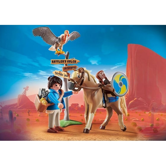 PLAYMOBIL® The Movie Η Μάρλα με το Άλογο της (70072) image 2