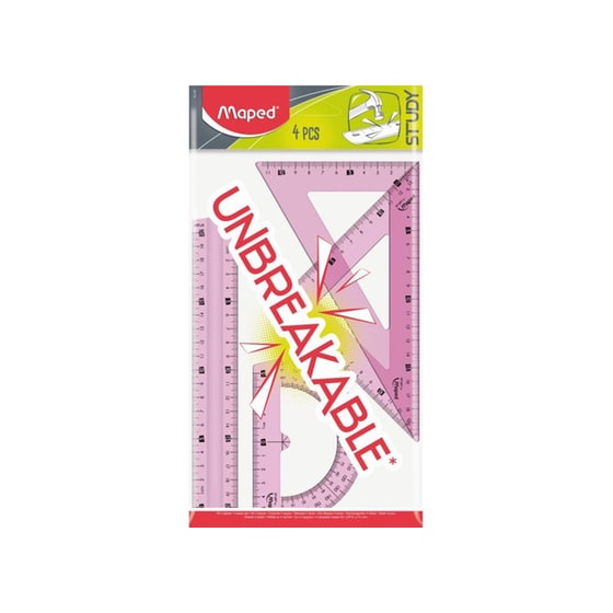 Σετ Όργανα Γεωμετρίας Maped Unbreakable 20 cm (4 Τεμάχια) image 2