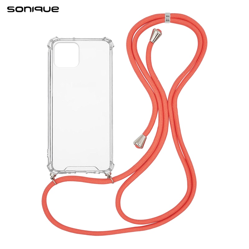 SONIQUE Θήκη Apple iPhone 11 Pro - Sonique Armor Clear - Κοραλί