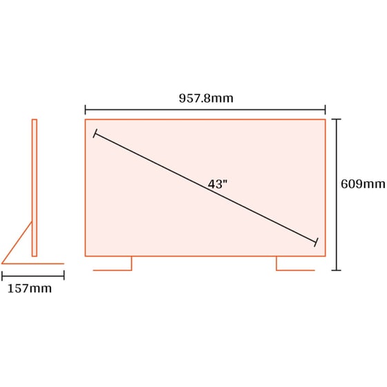 Samsung Mini LED 43" 4K Smart Τηλεόραση 43M70H image 2