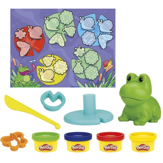Δημιουργικό Παιχνίδι Play-Doh Creative Frog And Colors Starter Set image 1