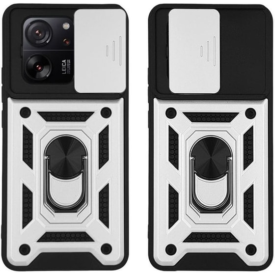 Θήκη Xiaomi Xiaomi 13T Pro - Sonique Ring Armor Campro - Ασημί image 0