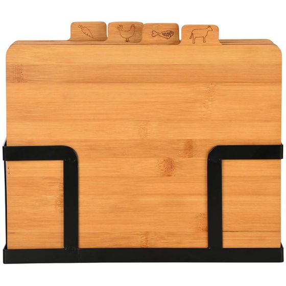 ESTIA 01-26707 Σετ Ξύλα Κοπής με Βάση Καφέ image 0