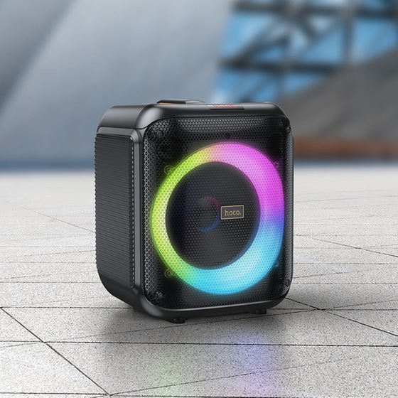 Party Speaker Hoco HA1 Graceful 30W με Ενσύρματο Μικρόφωνο - Μαύρο image 6