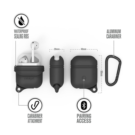 Θήκη AirPods Pro Catalyst Αδιάβροχη - Γκρι image 4