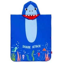 Παιδική Πετσέτα Θαλάσσης Legami Poncho Shark 92 x 60 cm