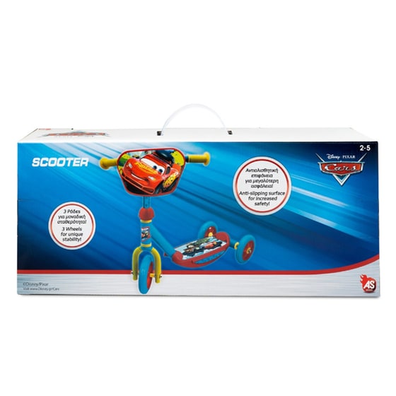 Παιδικό Πατίνι Τρίτροχο AS Company Cars - Πολύχρωμο με Σχέδιο image 0