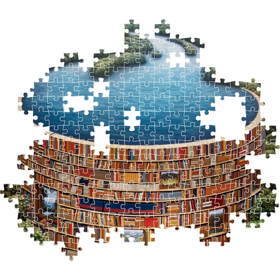 Παζλ Clementoni High Quality Collection Βιβλιοθήκη (1000 Κομμάτια) image 2