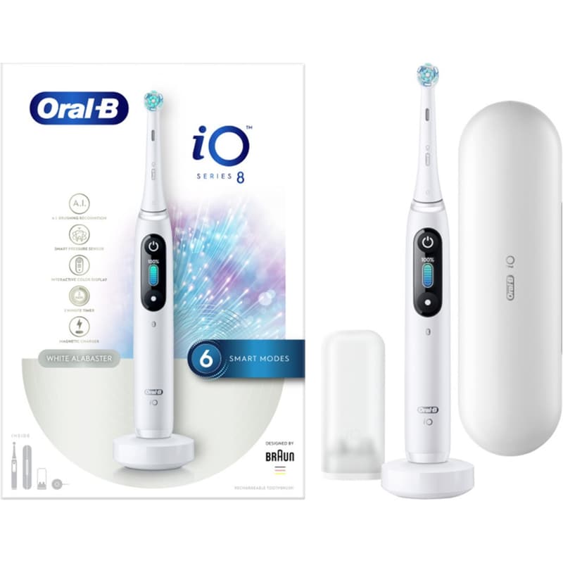 ORAL-B Ηλεκτρική Οδοντόβουρτσα ORAL-B iO Series 8 - Λευκό