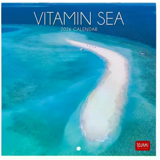 Ημερολόγιο Τοίχου Legami 2026 Vitamin Sea 18x18cm image 0