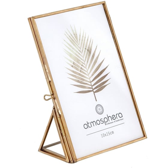 Κορνίζα Spitishop Μεταλλική 10x15 cm - Χρυσή image 0