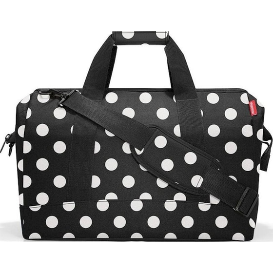 Τσάντα Ταξιδίου Καμπίνας Reisenthel Allrounder L Dots White 30lt - 48x39.5x29cm image 0