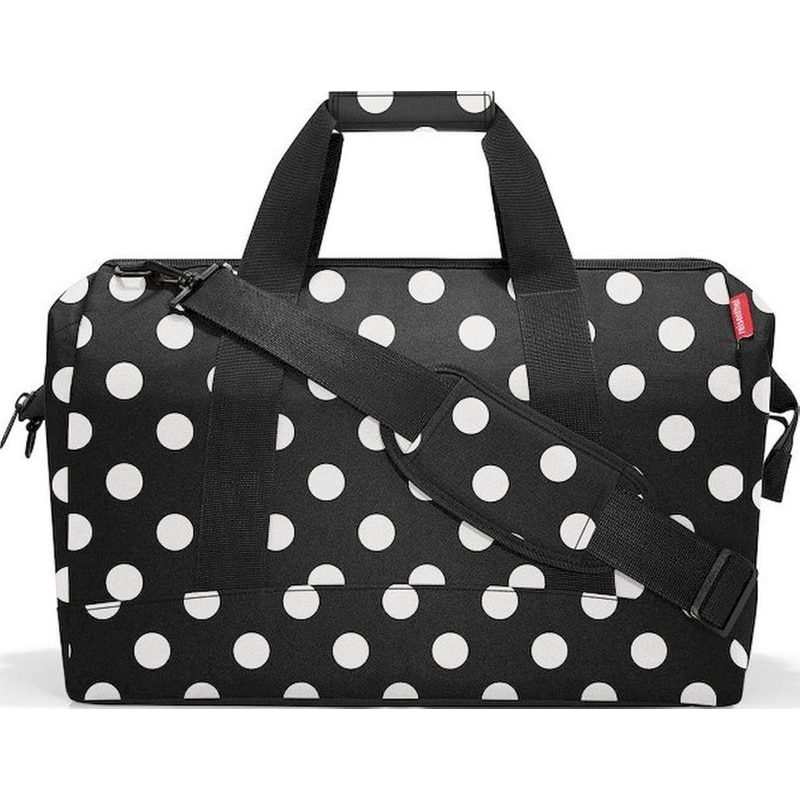 REISENTHEL Τσάντα Ταξιδίου Καμπίνας Reisenthel Allrounder L Dots White 30lt - 48x39.5x29cm