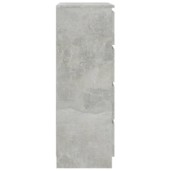 Vidaxl Συρταριέρα Γκρι Σκυροδέματος 60 X 35 X 98,5 Εκ. Από Μοριοσανίδα image 5