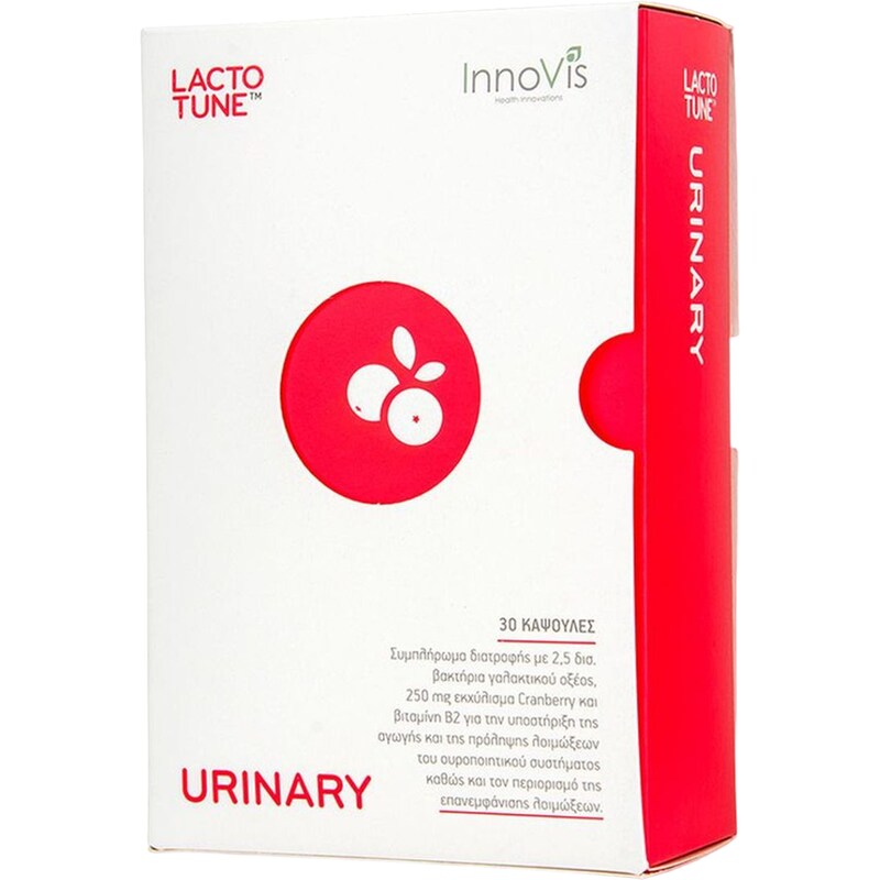 Ειδικό Συμπλήρωμα Innovis Lactotune Urinary - 30 κάψουλες