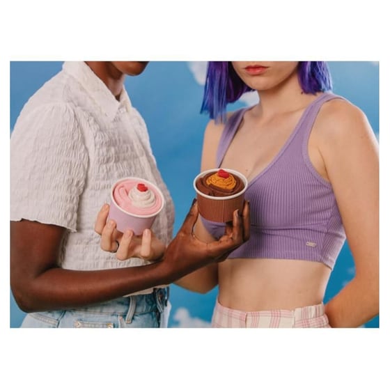 Κάλτσες DOIY Cupcake Φράουλα image 1