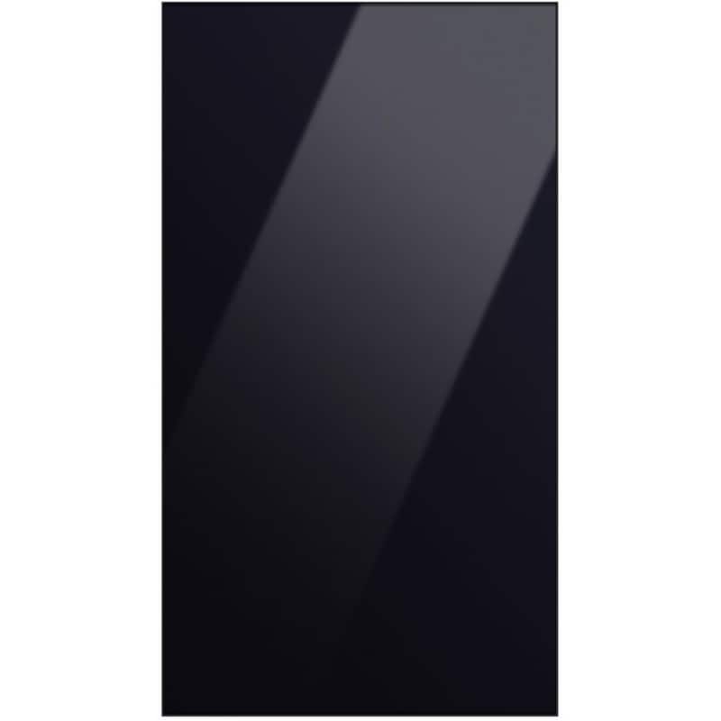 SAMSUNG BESPOKE RA-B23EUU22GG Clean Black Glass Πάνελ Ψυγειοκαταψύκτη Άνω Πόρτας για 185 cm φωτογραφία