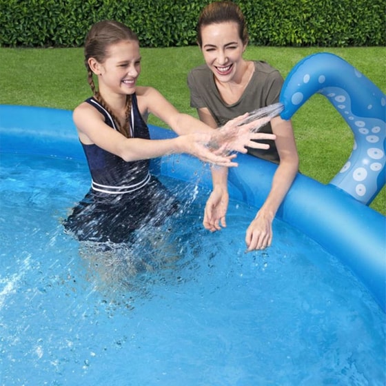 Φουσκωτή Οικογενειακή Πισίνα Bestway Easy Set Octopool 3153 Lt - Μπλε image 7