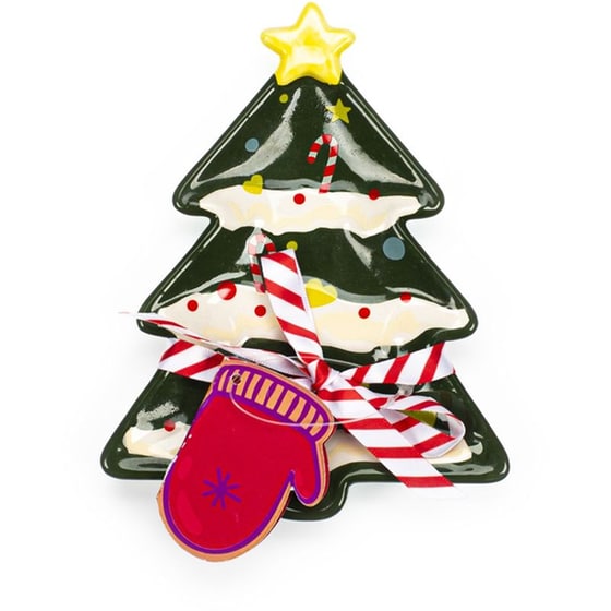 Δίσκος Κεραμικός Tri-Coastal Xmas Tree image 0