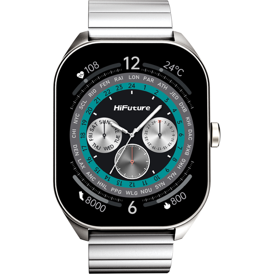 Smartwatch HiFuture Apex 52mm - Sterling Silver image 0