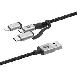 Σετ Καλωδίων Mophie 3in1 Charge & Sync USB-A To Micro USB/USB-C/Lightning 1m - Silver