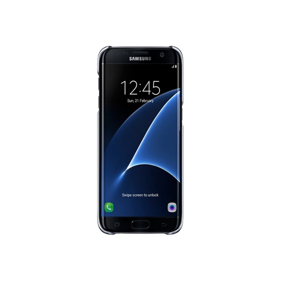 Θήκη Samsung Galaxy S7 Edge - Samsung Clear Cover - Μαύρο image 1