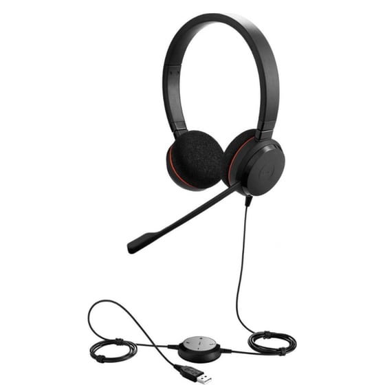 Jabra Evolve 20 Ακουστικά Κεφαλής - Μαύρο image 1