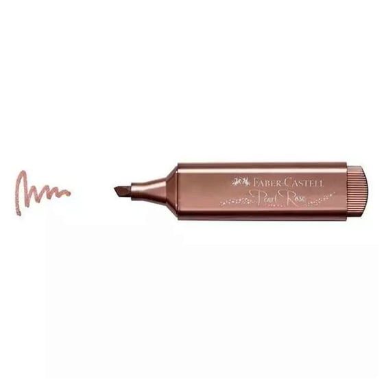 Μαρκαδόρος Υπογράμμισης Faber Castell Mettalic Rose 2.0 mm image 1