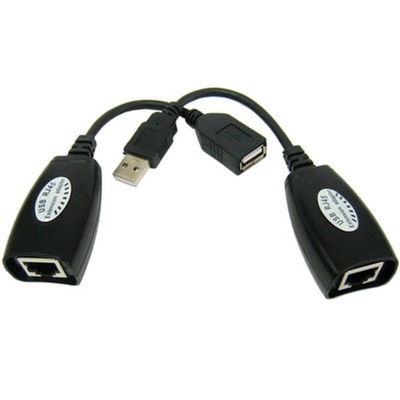 Usb To Rj45 Extender By Cat-5e Cable 50m (bulk)