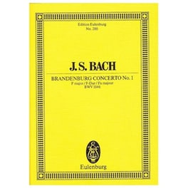 Βιβλίο Για Σύνολα Editions Eulenburg Bach - Branendnburg Concerto In F Major Nr.1 Bwv1046 [pocket Score]