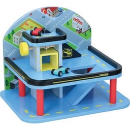 Παιδικό Παιχνίδι Marionette Wooden Toys Γκαράζ Ξύλινο Αυτοκινήτων Με 2 Επίπεδα - 32x23.3x22.5 cm