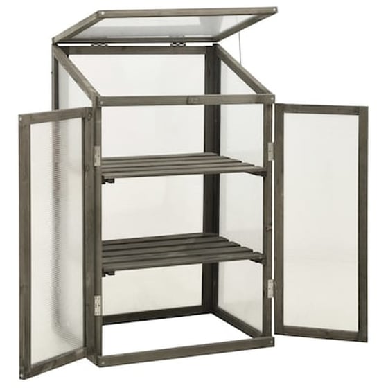 Vidaxl Θερμοκήπιο 60 X 45 X 100 Εκ. Από Ξύλο Ελάτης image 4