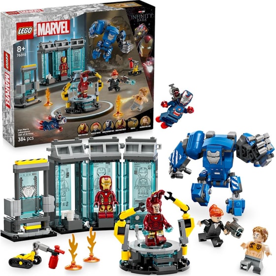 LEGO Marvel Iron Man's Laboratory: Hall of Armor (76315) image 2