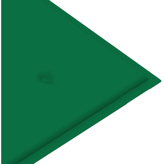 Παγκάκι Κήπου VidaXL με Μαξιλάρι από Μπαμπού 118x38x45 cm - Καφέ/Πράσινο image 6