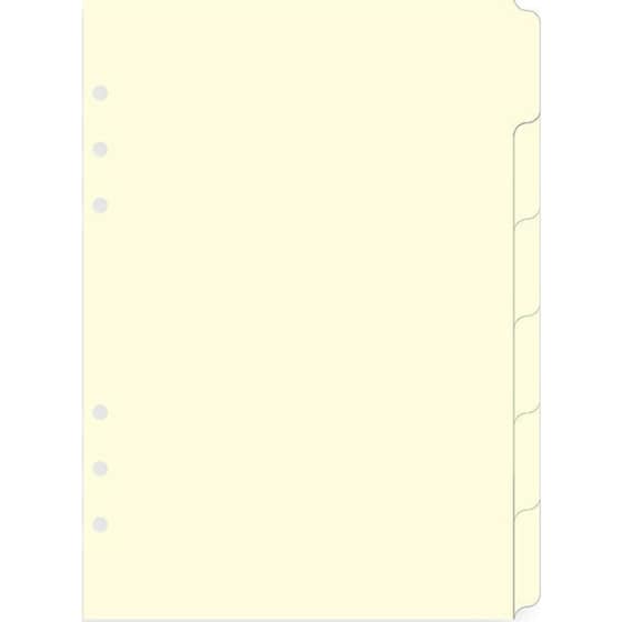 Ανταλλακτικά Φύλλα A5 Filofax Ευρετήριο 6 Θεμάτων image 1