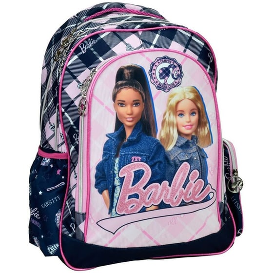 Τσάντα Πλάτης Δημοτικού Gim Barbie Varsity image 0