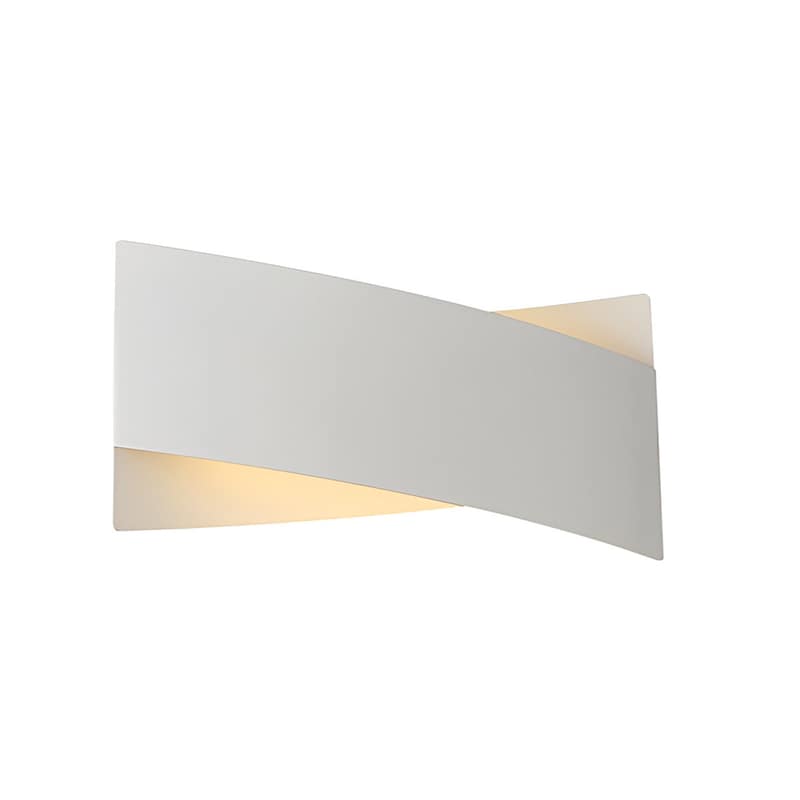 Απλίκα Τοίχου Led Eurolamp 145-22200 Μεταλλική 25x8x12 cm - Λευκή