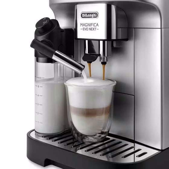 DELONGHI ECAM310.80.SB Magnifica Evo Next 15 bar Ασημί/Μαύρη Μηχανή Espresso Αυτόματη image 1