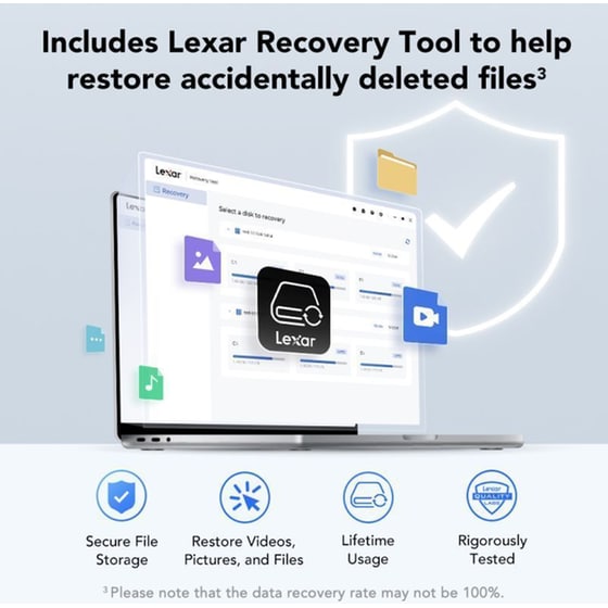 Εξωτερικός Δίσκος SSD Lexar SL300 LSL300002T-RNBNG USB3.2 - 2TB image 5