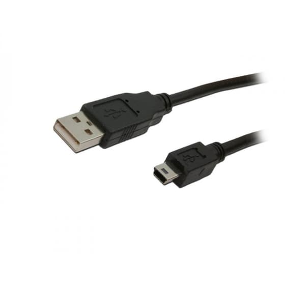 Καλώδιο MediaRange USB-A Male σε mini USB-B Male - 1.5m image 0