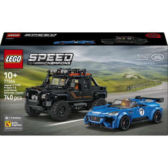 LEGO® Speed Champions Jaguar Project 7 & Land Rover Defender (77264) image 0