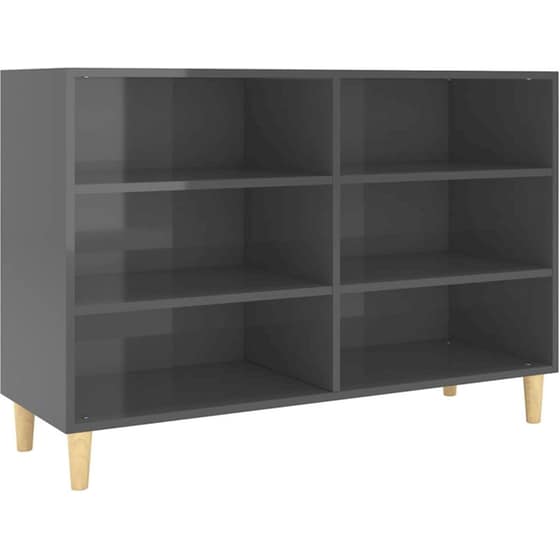 Βιβλιοθήκη VidaXL από Μοριοσανίδα 103.5x35x70 cm - Γκρι image 0