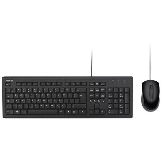 Asus U2000 Ενσύρματο Πληκτρολόγιο/Ποντίκι σετ - Μαύρο (US) (GR) image 0