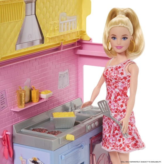Κούκλα Barbie Καντίνα για Χυμούς image 5