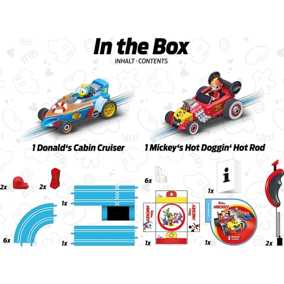 Carrera 1.First: Disney Junior - Mickey's Fun Race Τηλεκατευθυνόμενα Αυτοκίνητα σε Πίστα (20063045) image 5