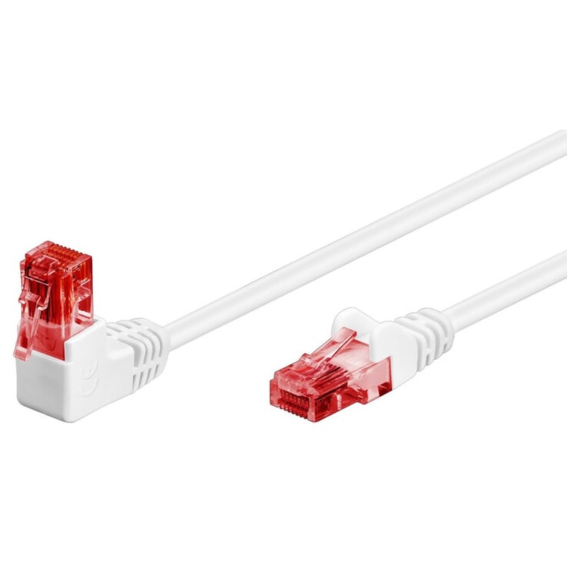 GOOBAY Καλώδιο Goobay U/UTP Cat.6 1m Λευκό