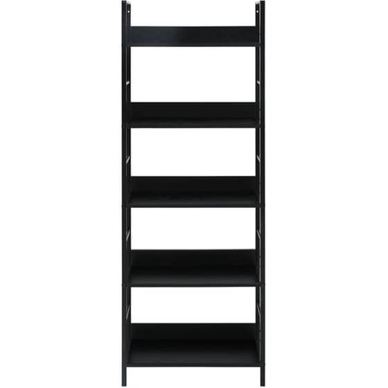 Ραφιέρα VidaXL από Ξύλο 60x27.6x158.5 cm - Μαύρο image 2