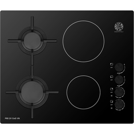 COOKONGAS P652VCOGVN (GPL) 60 cm Μαύρο Εστία Μεικτή Υγραερίου Αυτόνομη